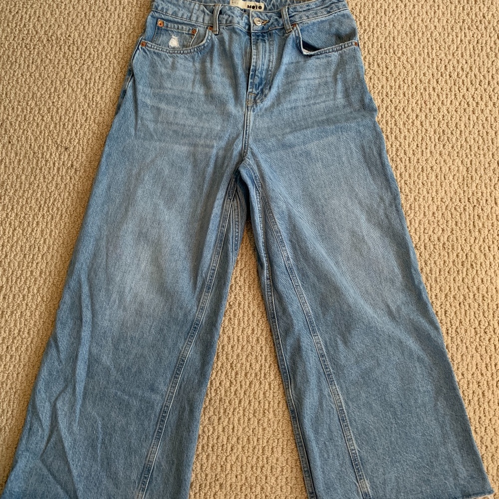 TOPSHOP Wide Leg Flare Jeans
